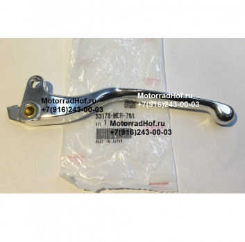 Рычаг сцепления Honda GL1800C GOLD WING оригинал (арт. 53178MCH701), аналог 53178MCH700, 53178-MCH-700, Lever Comp., L. Handle, Honda