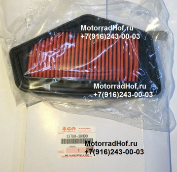 Воздушный фильтр Suzuki GЕМMА UL 250 оригинал (арт. 13780-39H00), аналог 13780-39H00-000, 1378039H00000, Filter, Air Cleaner, Suzuki