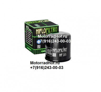 Масляный фильтр HIFLOFILTRO для Yamaha YZF-R1 (арт. HF205), аналог 5GH134406100, 5GH134408000, 5GH134409000, 5GH-13440-61-00, 5GH-13440-80-00, 5GH-13440-90-00
