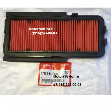 Воздушный фильтр Honda V-TWIN MAGNA (NC29) VT250 1996-2001 оригинал (арт. 17205KCR000), Element,Air/c., Honda