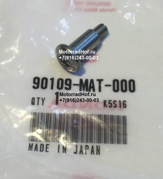 Винт крепления пластика Honda CBR1100XX оригинал (арт. 90109MAT000), Screw, Pan, 5X20, Honda