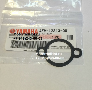 Прокладка натяжителя цепи ГРМ Yamaha FZ6-S FAZER оригинал (арт. 4FM-12213-00-00), аналог 4FM122130000, 30X-12213-00-00, 3KS-12213-00-00, 4BE-12213-00-00, 30X122130000, 3KS122130000, 4BE122130000, GASKET, TENSIONER CASE, Yamaha