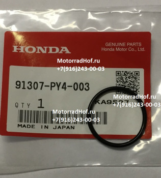 O-Ring уплотнительное кольцо свечного колодца (24.5X1.9) Honda VFR800 оригинал (арт. 91307PY4003), аналог 91361-MT3-003, 91361MT3003