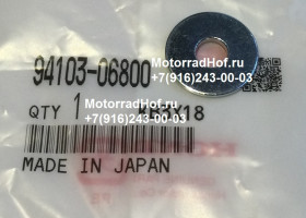 Шайба 6ММ Honda NC750SD оригинал (арт. 9410306800), аналог 90514-700-000, 94103-06080, 9410-30680-000, 9410-30680000, Washer, Plain, 6mm, Honda