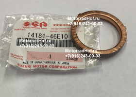 Уплотнительное кольцо Suzuki GSX-R750 оригинал (арт. 14181-46E10), аналог 14181-46E10-000, 1418146E1000, 14181-46E00-000, 1418146E000001418146E10, Gasket,exhaust, Suzuki Уплотнительное кольцо Suzuki GSX-R750 оригинал (арт. 14181-46E10), аналог 14181-46E10-000, 1418146E1000, 14181-46E00-000, 1418146E000001418146E10, Gasket,exhaust, Suzuki