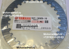 Стальной диск сцепления Yamaha YZF-R1 оригинал (арт. 5VY-16325-10-00), аналог 5VY163251000, 5VY-16325-00-00, 5VY163250000, Plate, Clutch 2, Yamaha Стальной диск сцепления Yamaha YZF-R1 оригинал (арт. 5VY-16325-10-00), аналог 5VY163251000, 5VY-16325-00-00, 5VY163250000, Plate, Clutch 2, Yamaha