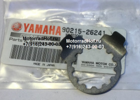 Стопор гайки ведущей звезды Yamaha YZF-R1 оригинал (арт. 90215-26241-00), аналог 902152624100, 90215-30233-00, 902153023300, Washer, Lock, Yamaha Стопор гайки ведущей звезды Yamaha YZF-R1 оригинал (арт. 90215-26241-00), аналог 902152624100, 90215-30233-00, 902153023300, Washer, Lock, Yamaha
