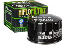 Масляный фильтр HIFLOFILTRO для BMW K1600 GTL оригинал (арт. HF164), аналог 11427673541, OC306, COF064